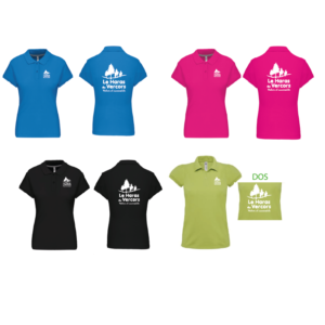 POLO MC FEMME  – K242 ou bc441 (pour green pistachi) - HARAS