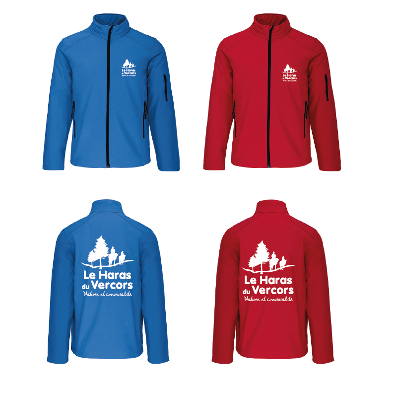 le HARAS DU VERCORSBoutique - VESTE SOFTSHELL ENFANT K402-min