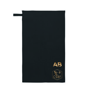 boutique faramans- serviette microfibre – pa580 noire