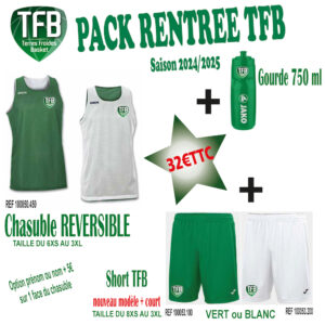 Pack rentrée TFB 2024-2025