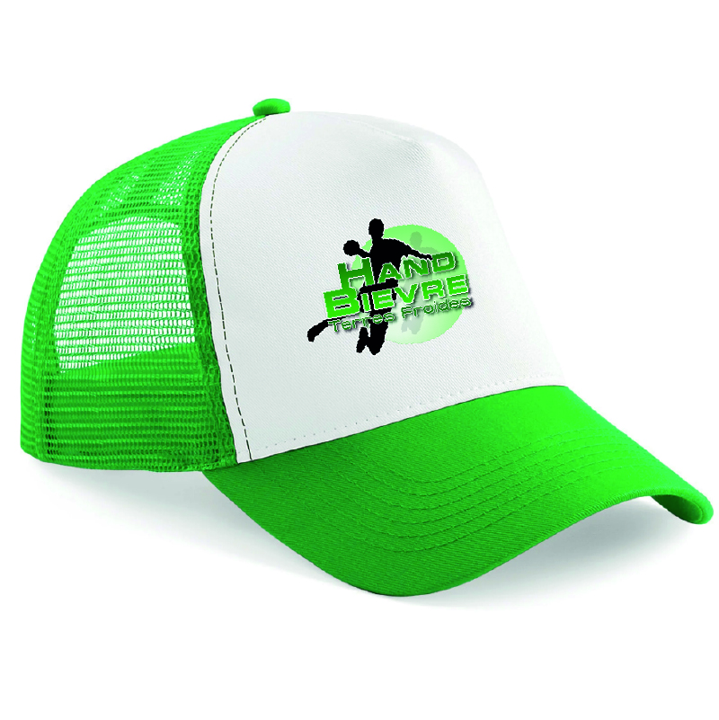 HBTF - B640 - Casquette américaine blanc & vert-min