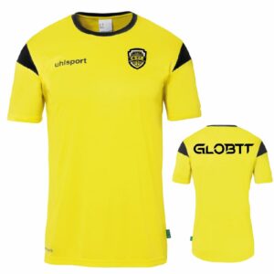 CS4R (GLOBTT) - 100225391 - Maillot SQUAD 27 - UHLSPORT - jaune et noir