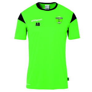 FC LIERS - 100225371 - Maillot SQUAD 27 - UHLSPORT - vert et noir