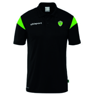 FC LIERS - 100225905 - Polo technique SQUAD 27 - UHLSPORT - noir et vert
