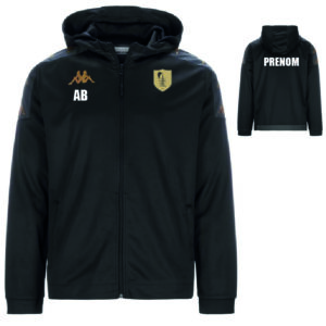 311F5FW - Veste à capuche GREVOLO - KAPPA - noir ou blanc