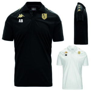 341G4SW -Polo sport GHIOLO - KAPPA - noir ou blanc