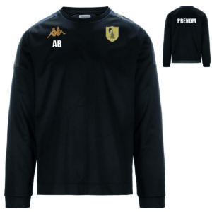 371G2KW - Sweat sans capuche GAVERNO - Polyester - noir