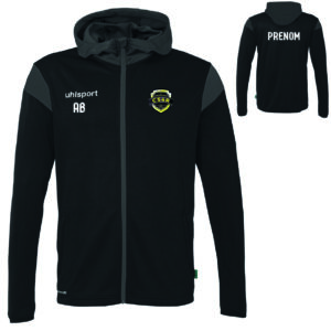 100225711 - CS4R BASKET - Veste capuche SQUAD 27 - UHLSPORT