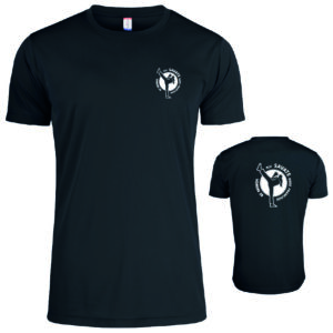 029038/39 - T-Shirt polyester BASIC ACTIVE-T - noir - ALV SAVATE