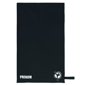 PA574 - Serviette de sport microfibre - 100cm X 50cm - noir