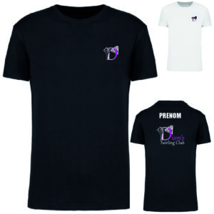 K3025IC DIAM'S - T-shirt coton UNISEXE - noir ou blanc