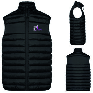 K6172/73 DIAM'S - Doudoune sans manche HOMME ou FEMME - noir