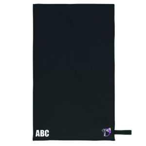 PA573 DIAM'S - Serviette de sport microfibre - noir - 30 X 50cm