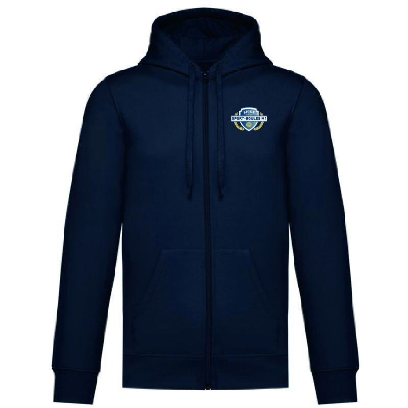 LIGUE M1 - K4042 - SWEAT ZIPPE CAPUCHE