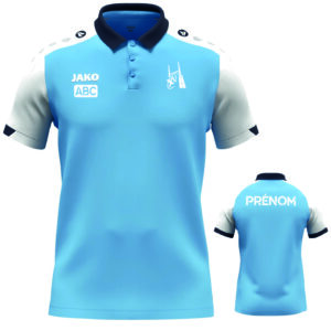 6370 -  BIBS - Polo DYNAMIC - JAKO  - bleu et blanc