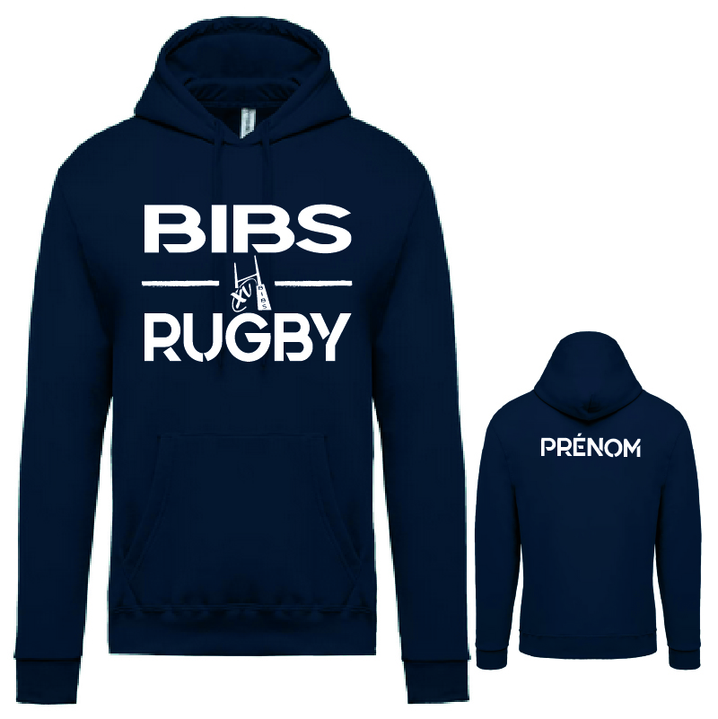 BIBS - K476 - Sweat capuche MARINE